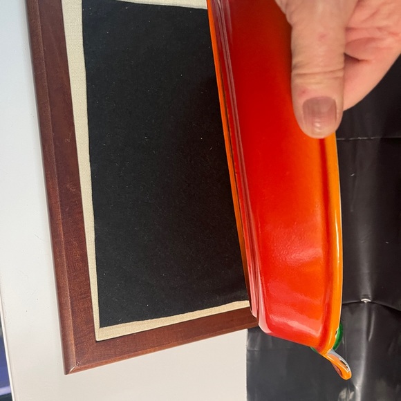 Julia Child’s DESCOWARE Cast Iron AU GRATIN BAKING DISH (#34) Belgium 2.5 qts - Picture 3 of 4